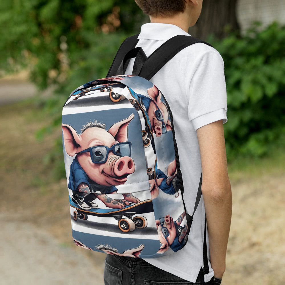 SKATER PUNK PIG BACKPACK