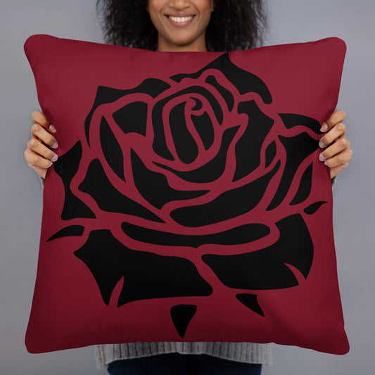 RED ROSE PILLOW
