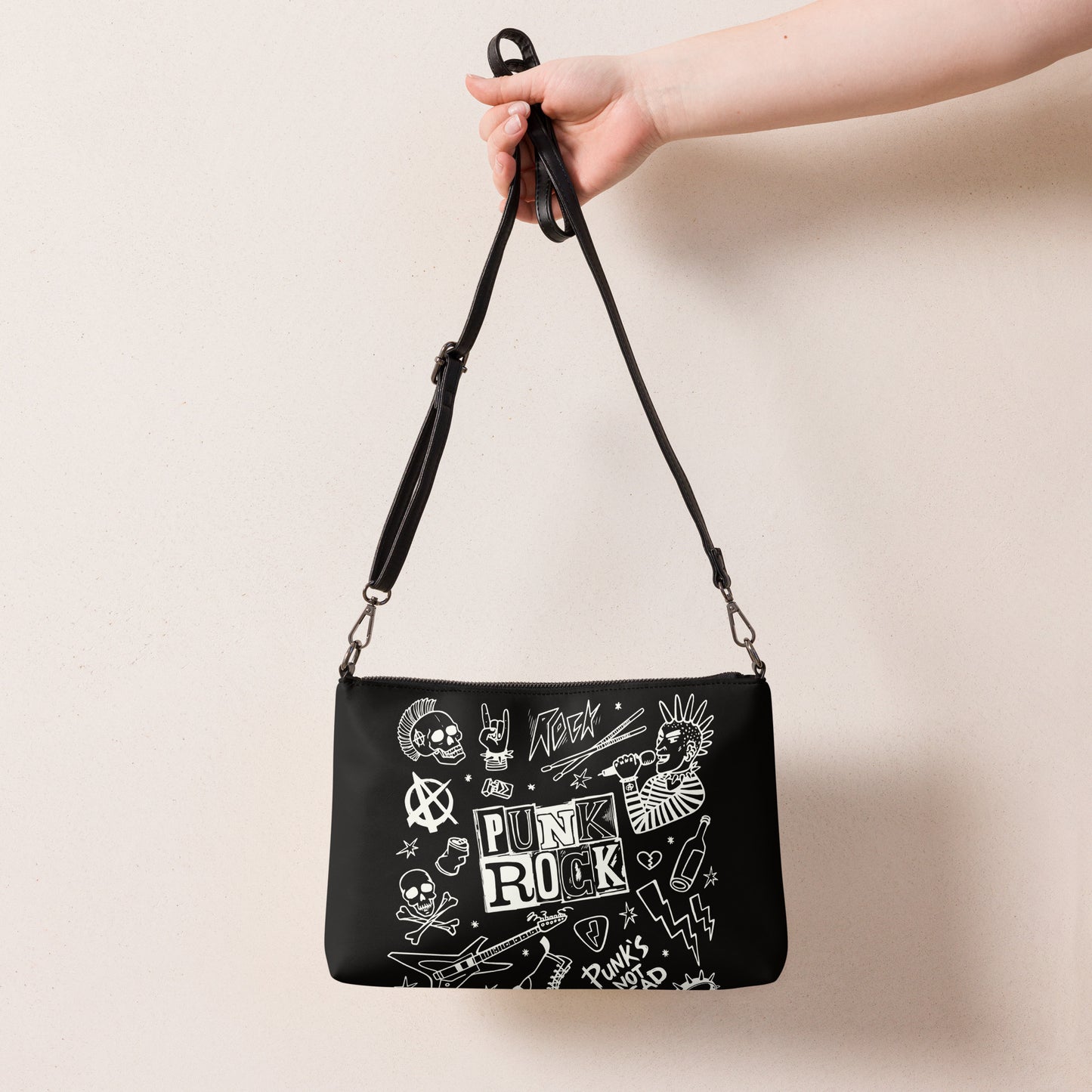 PUNK'S NOT DEAD CROSSBODY BAG