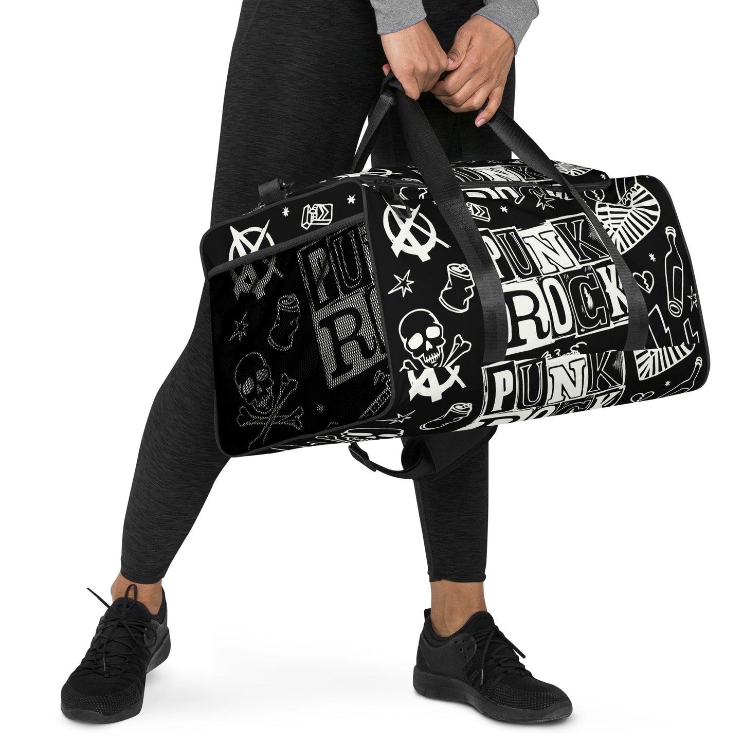 PUNK'S NOT DEAD LARGE DUFFEL BAG