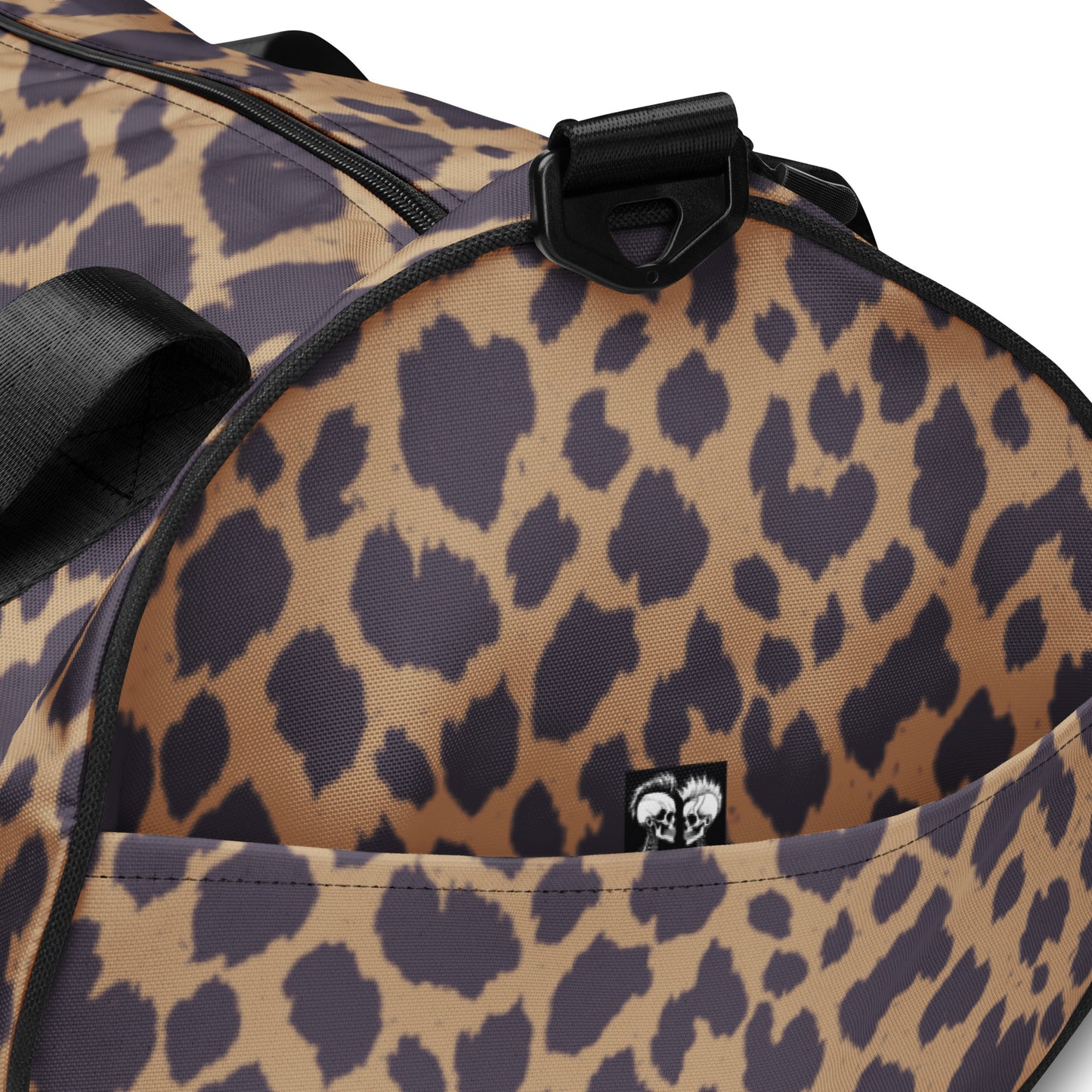 LEOPARD PRINT GYM BAG