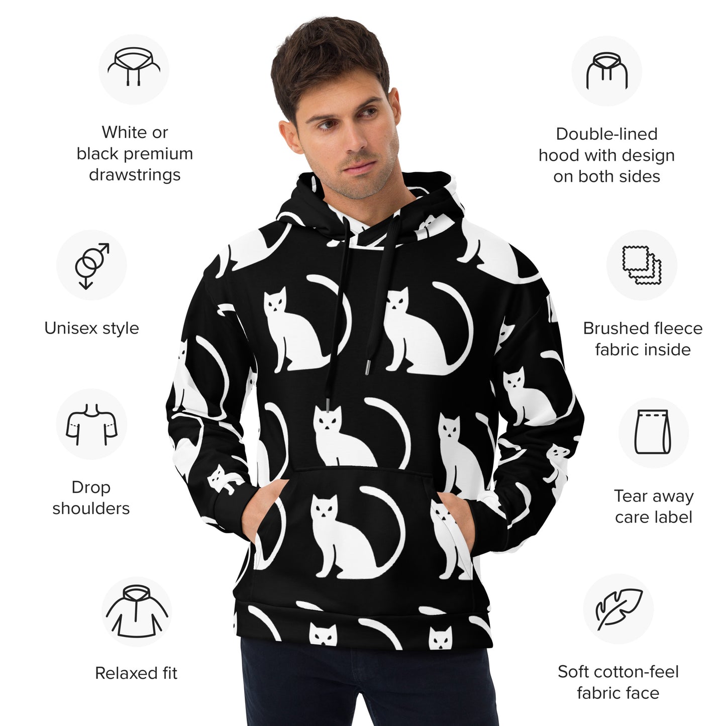 CAT UNISEX HOODIE