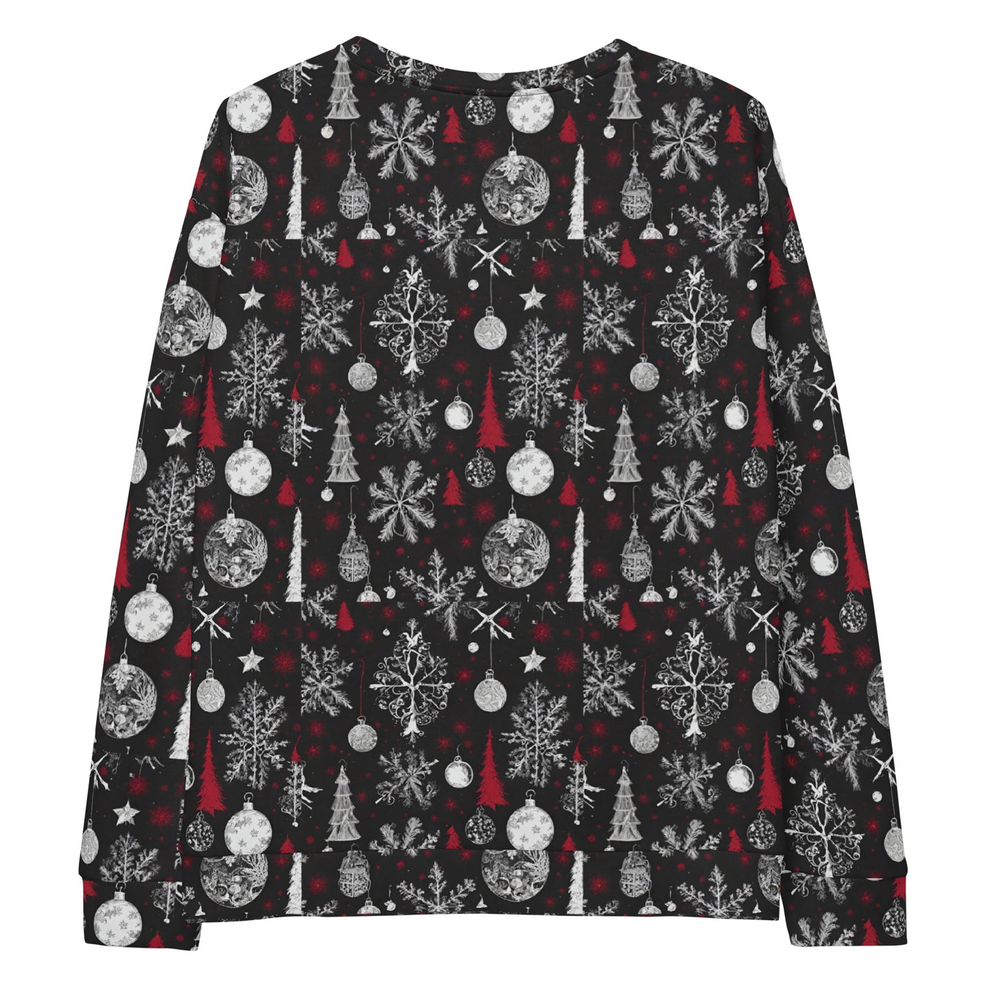 RED ORNAMENT UGLY CHRISTMAS SWEATSHIRT