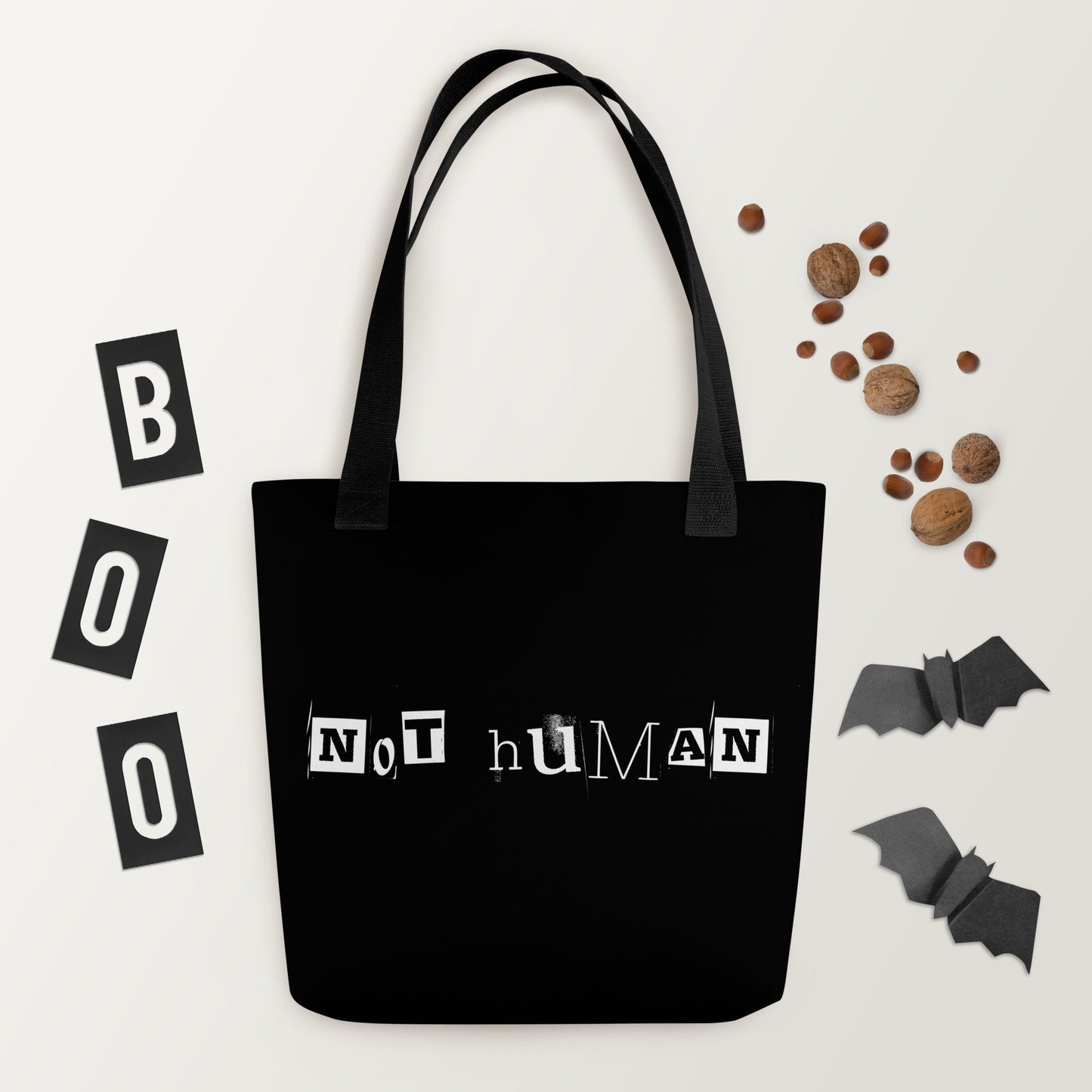 NOT HUMAN TOTE BAG