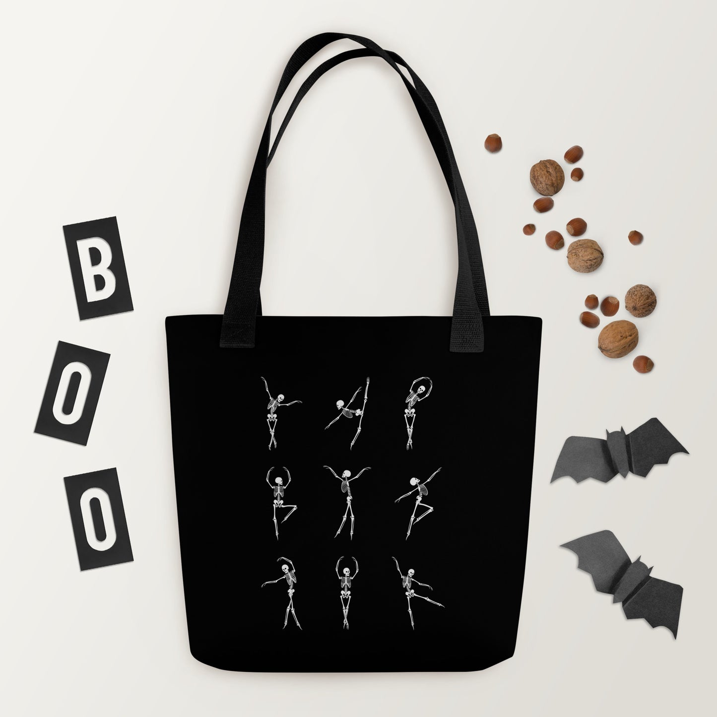 DANCING SKELETONS TOTE BAG