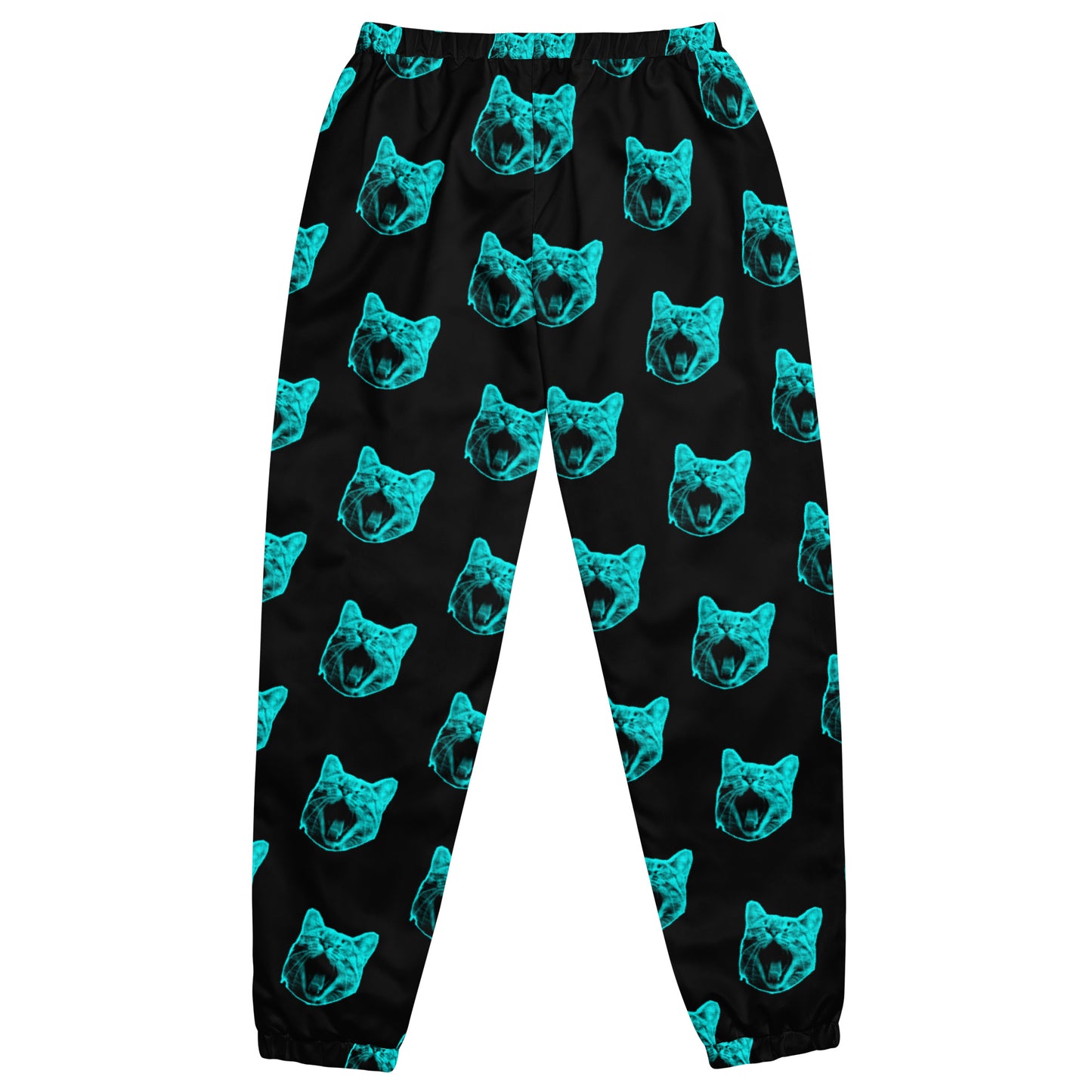 ELECTRIC BLUE CAT UNISEX TRACK PANTS