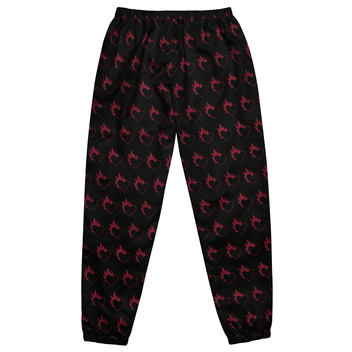 FLAMING HEART UNISEX TRACK PANTS