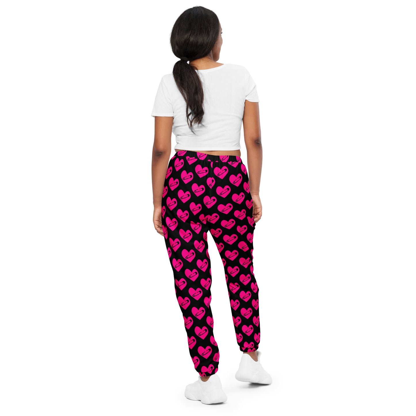 PINNED HEART UNISEX TRACK PANTS