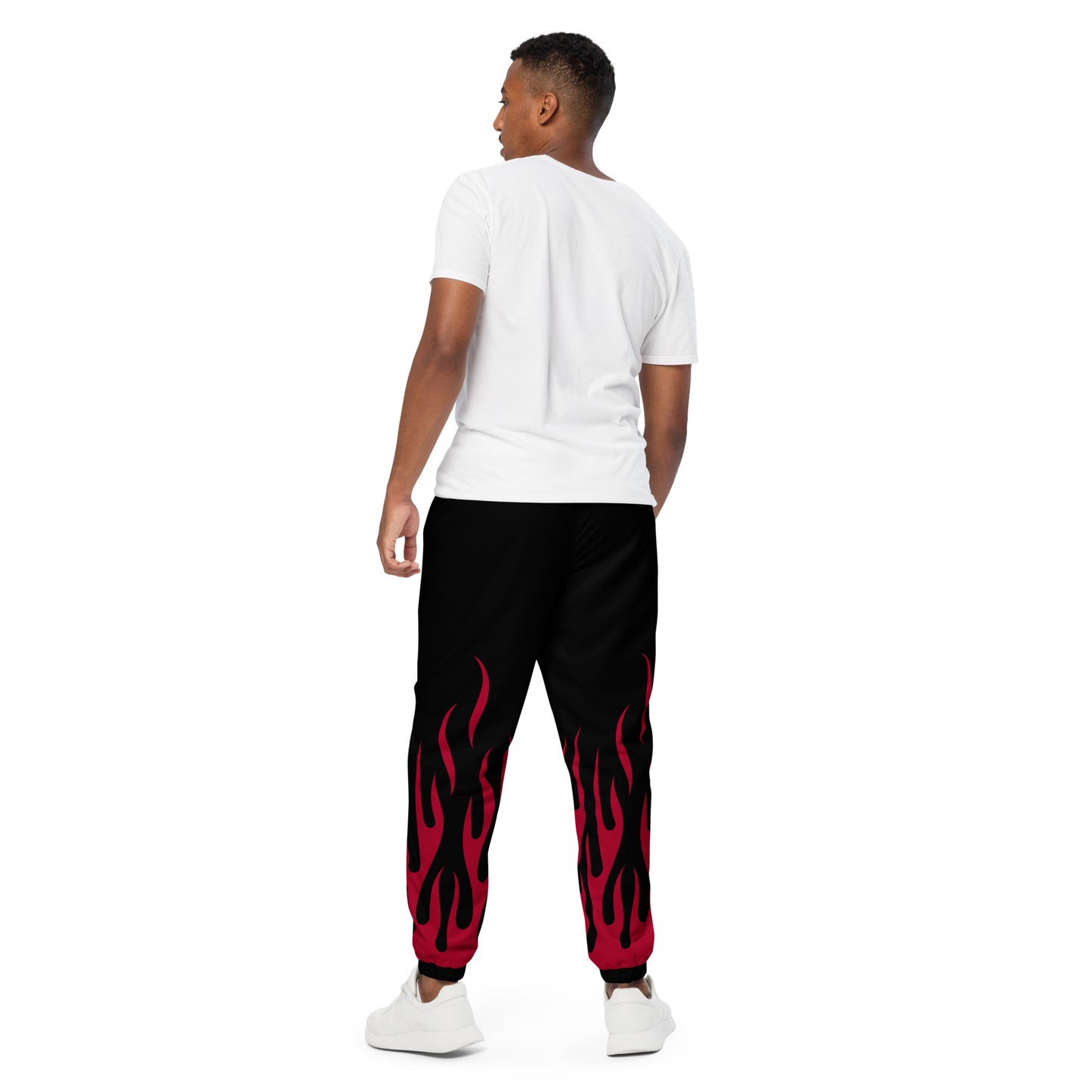RED FLAME UNISEX TRACK PANTS
