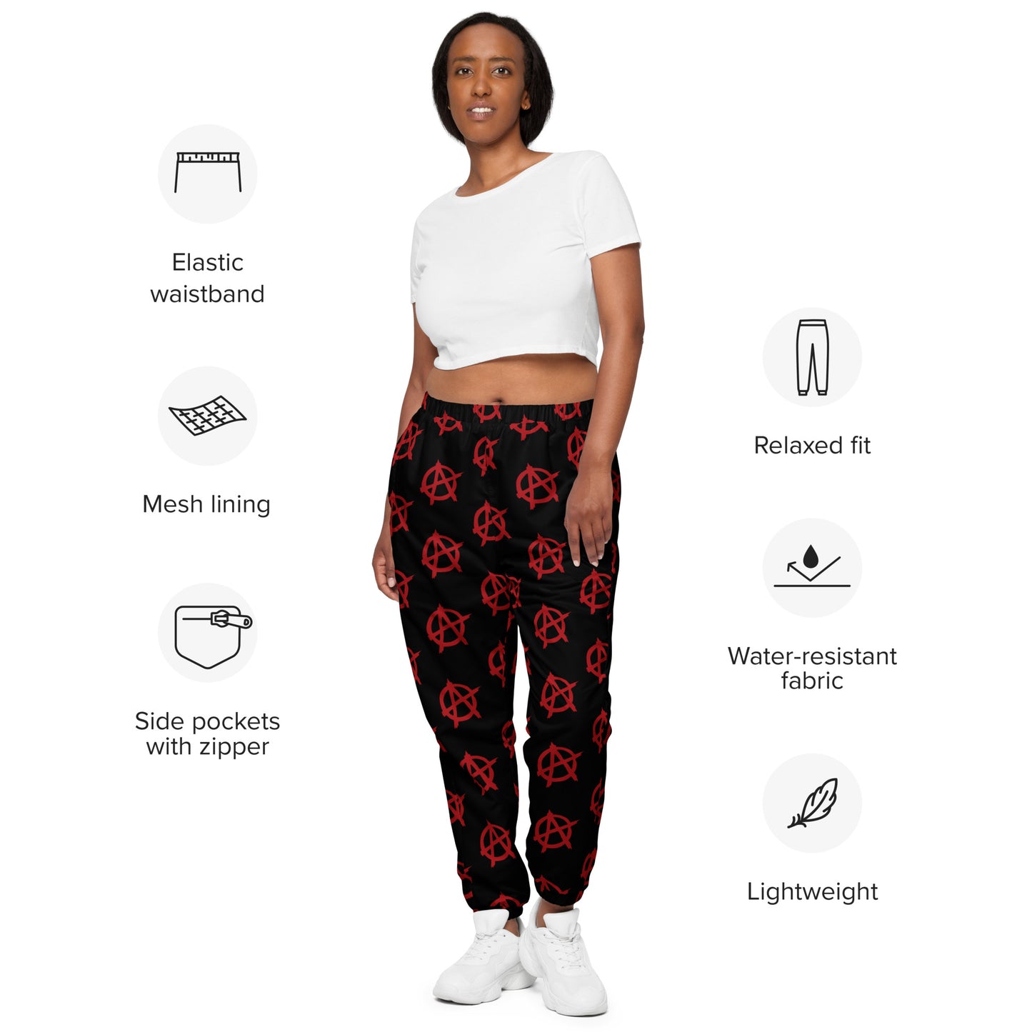 ANARCHY UNISEX TRACK PANTS