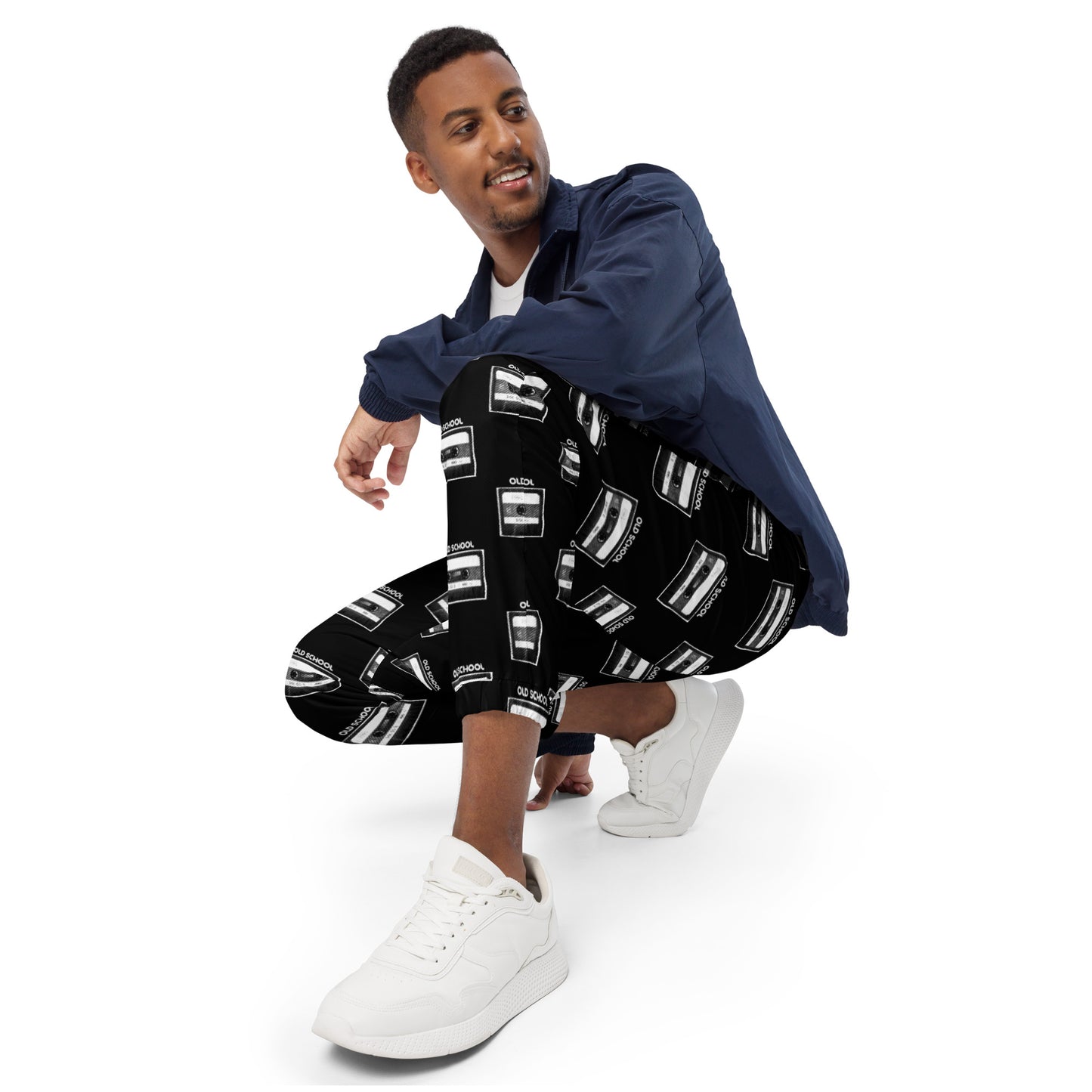 OLD SCHOOL CASSETTE UNISEX TRACK PANTS