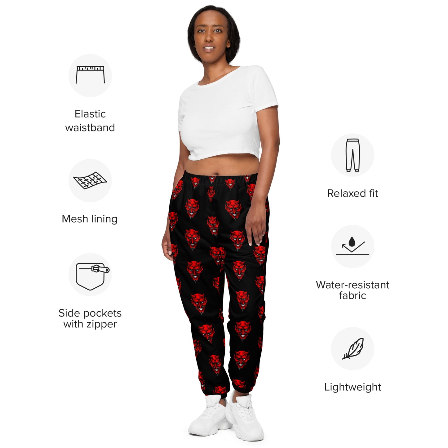 RED DEVIL UNISEX TRACK PANTS