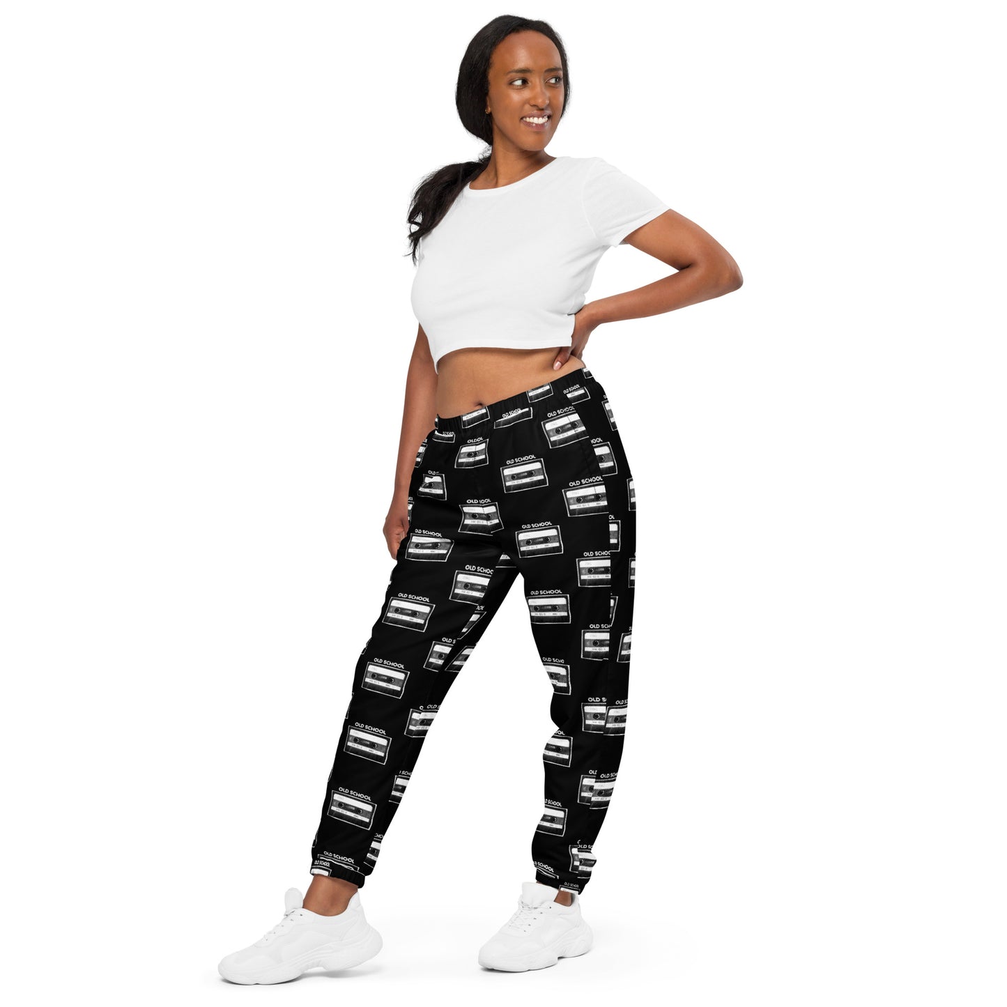 OLD SCHOOL CASSETTE UNISEX TRACK PANTS