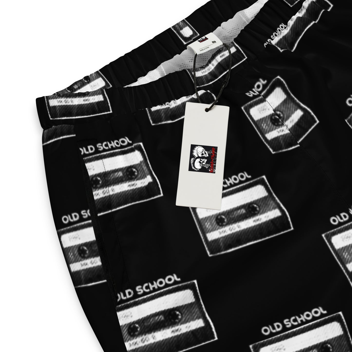 OLD SCHOOL CASSETTE UNISEX TRACK PANTS