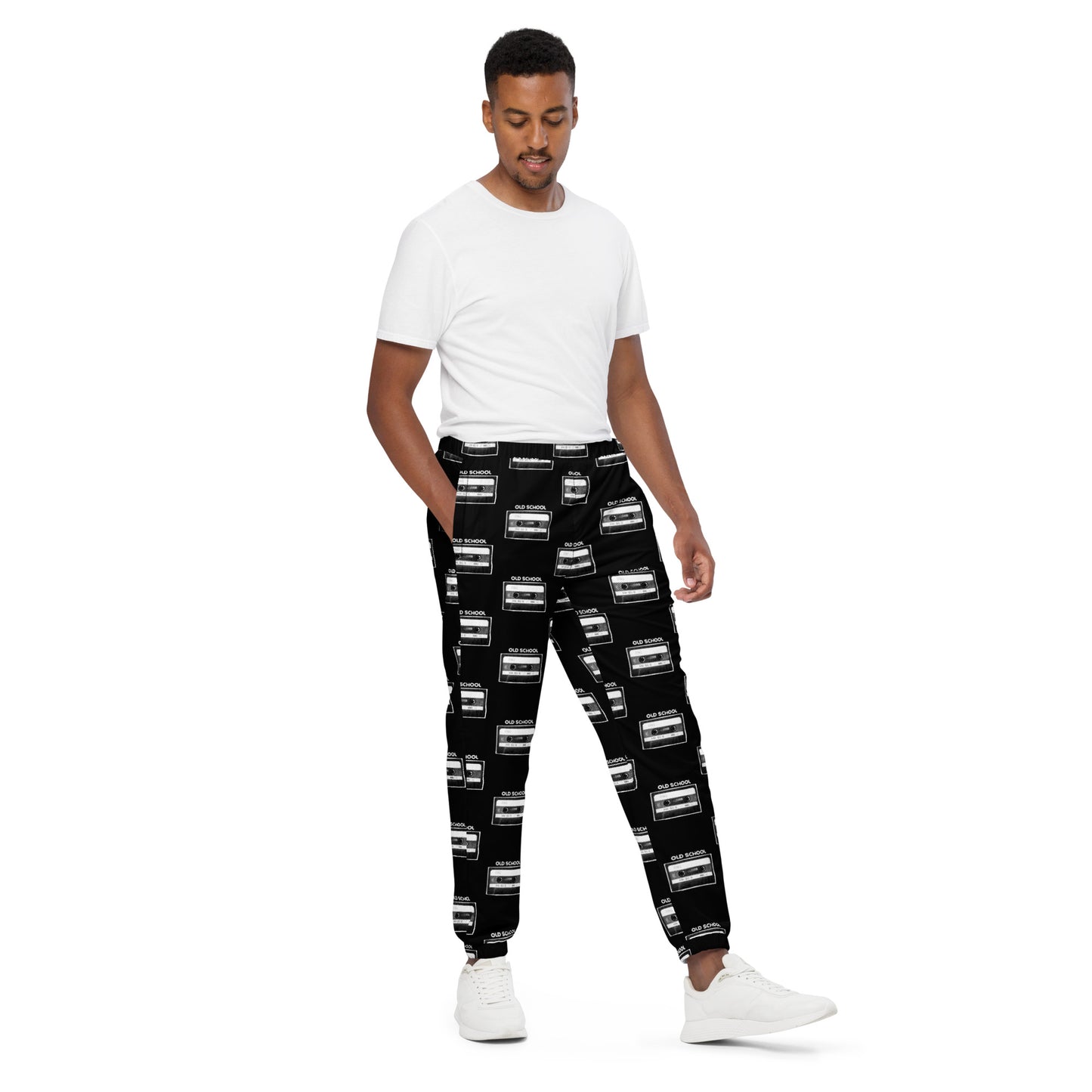 OLD SCHOOL CASSETTE UNISEX TRACK PANTS