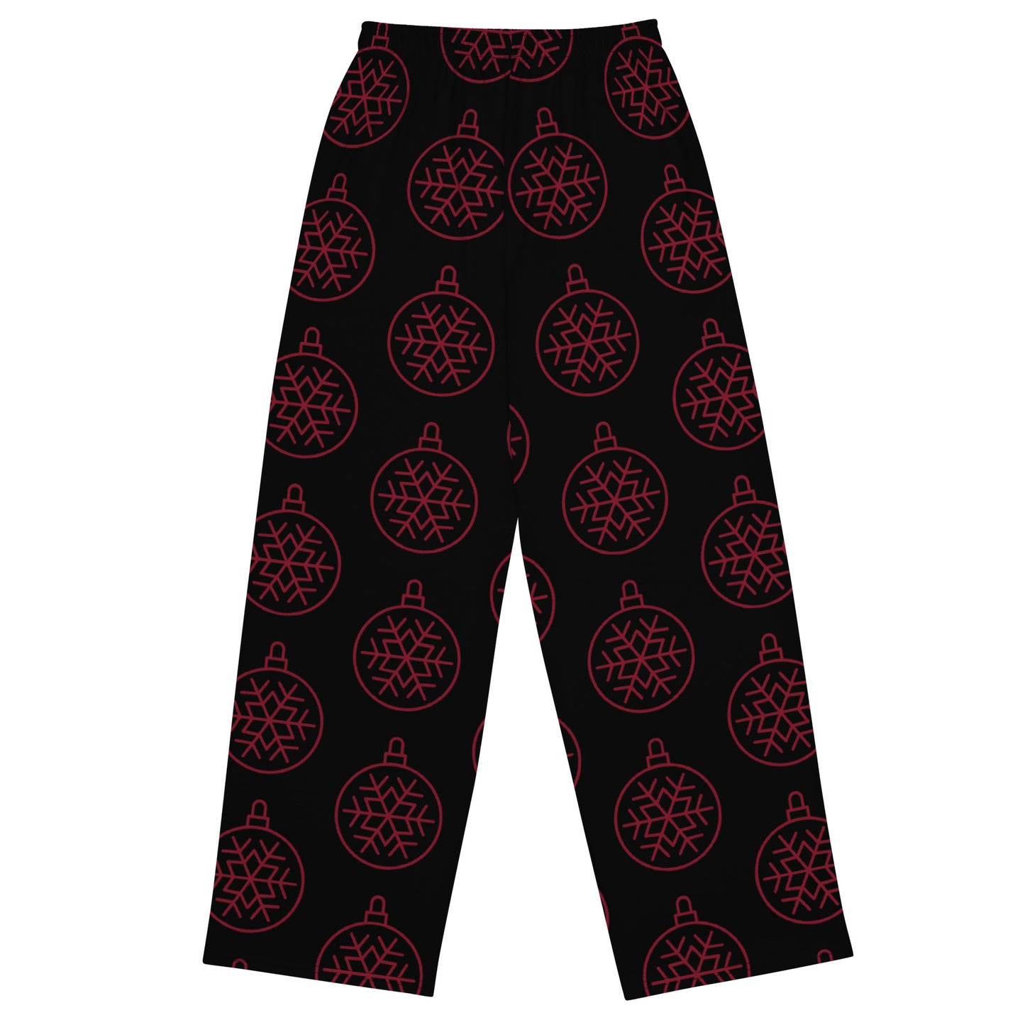 RED ORNAMENT UNISEX LOUNGE PANTS