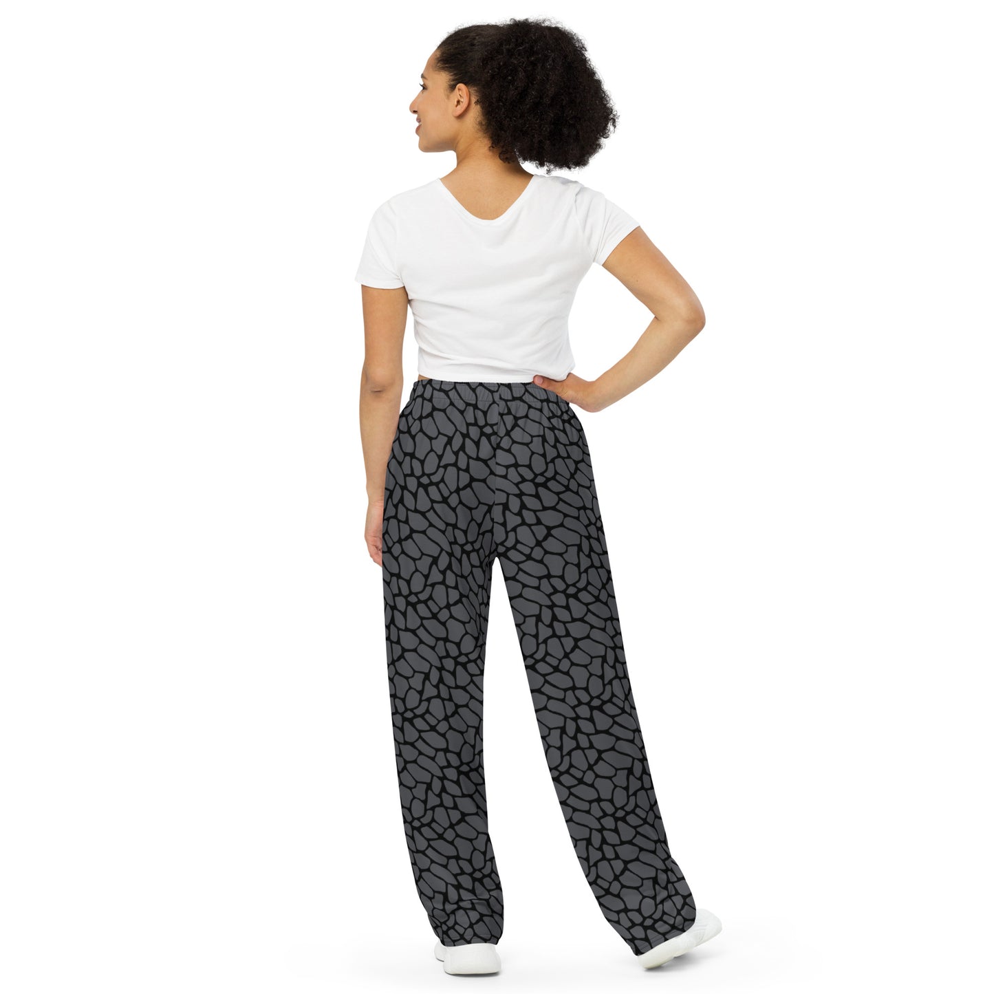 GRAY SNAKESKIN UNISEX LOUNGE PANTS