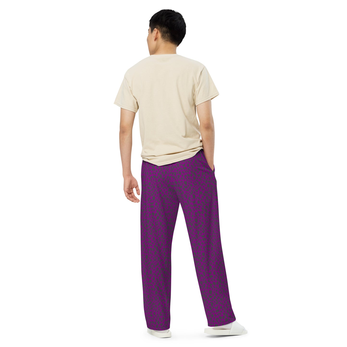 PURPLE LEOPARD UNISEX LOUNGE PANTS