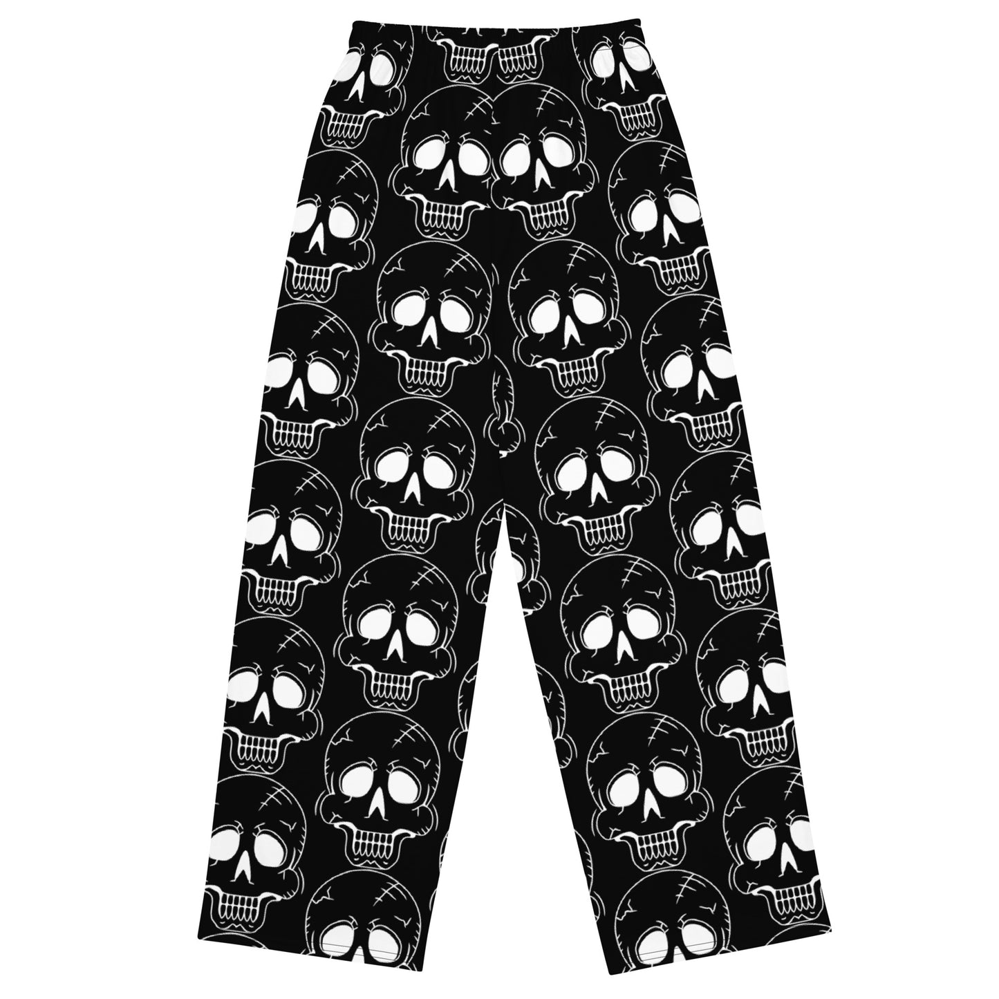 BLACK LAUGHING SKULL UNISEX LOUNGE PANTS