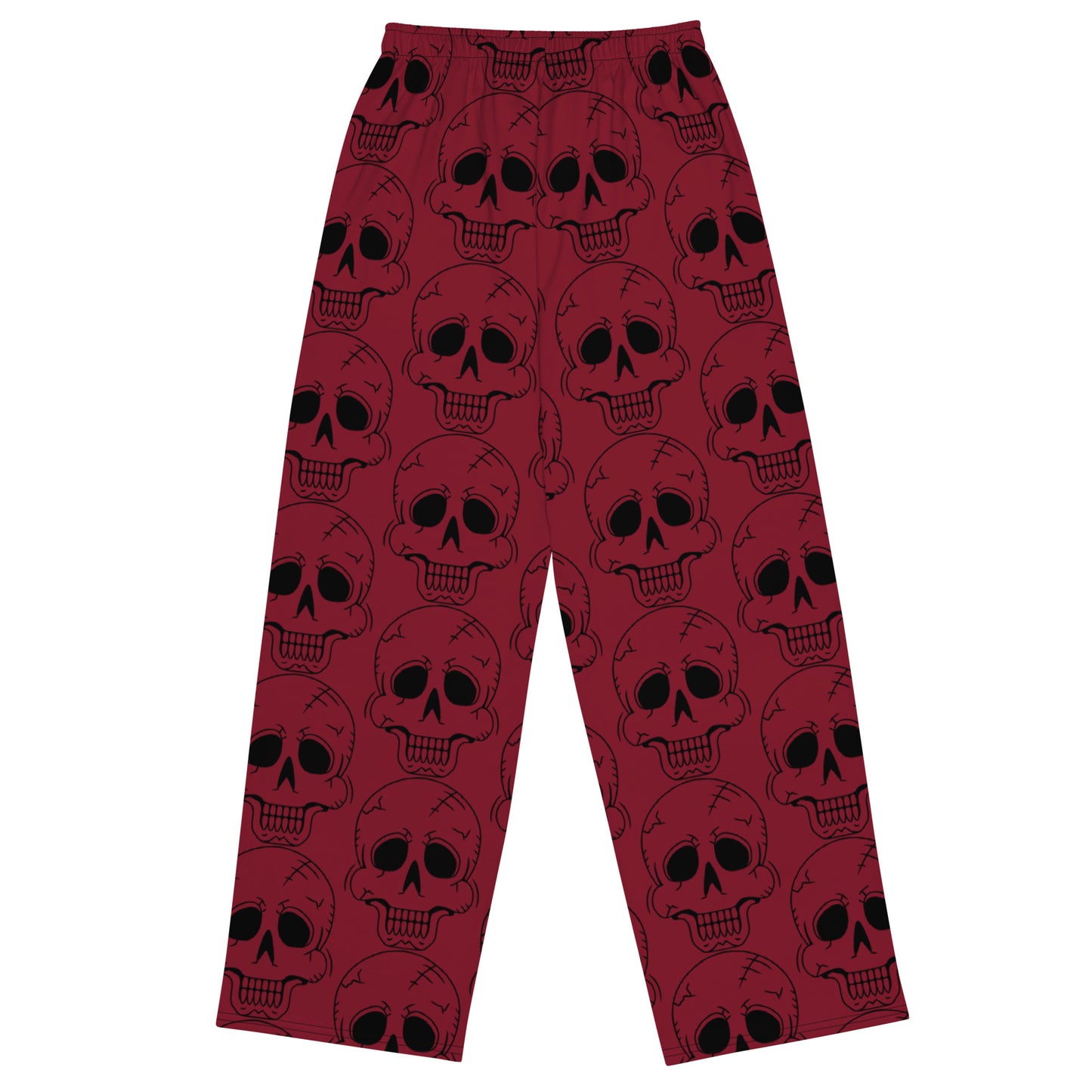 RED LAUGHING SKULL UNISEX LOUNGE PANTS