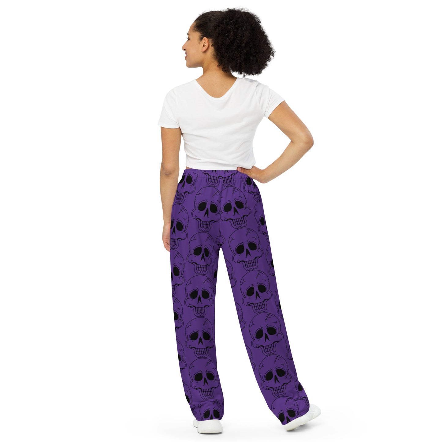 PURPLE LAUGHING SKULL UNISEX LOUNGE PANTS