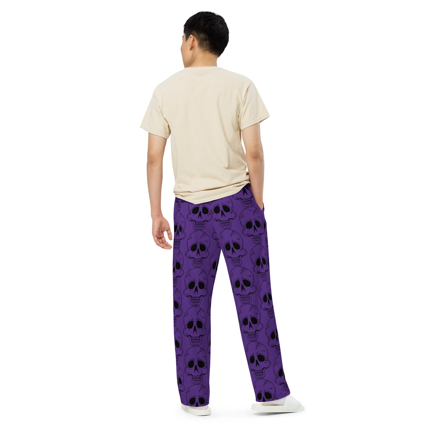 PURPLE LAUGHING SKULL UNISEX LOUNGE PANTS