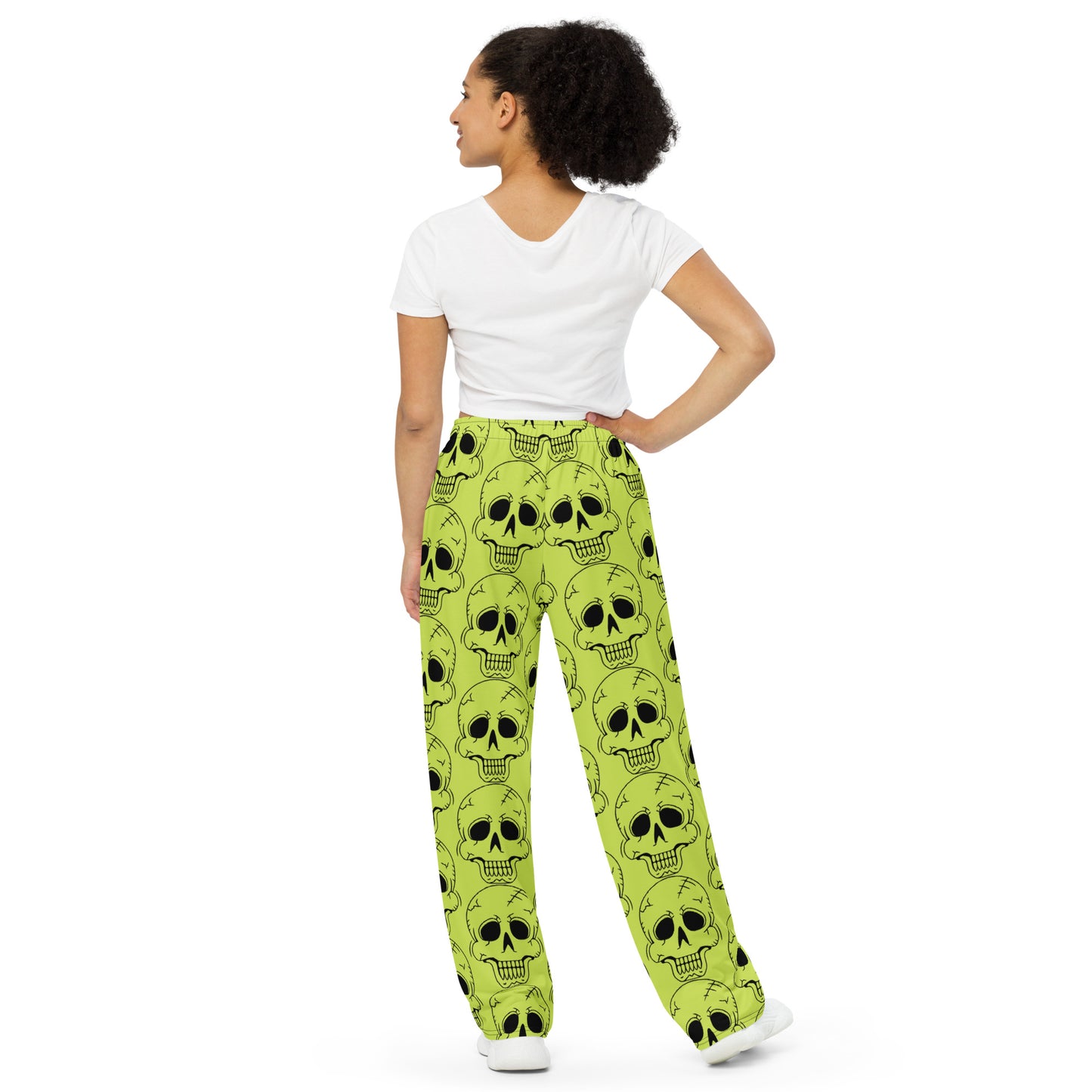 YELLOW LAUGHING SKULL UNISEX LOUNGE PANTS