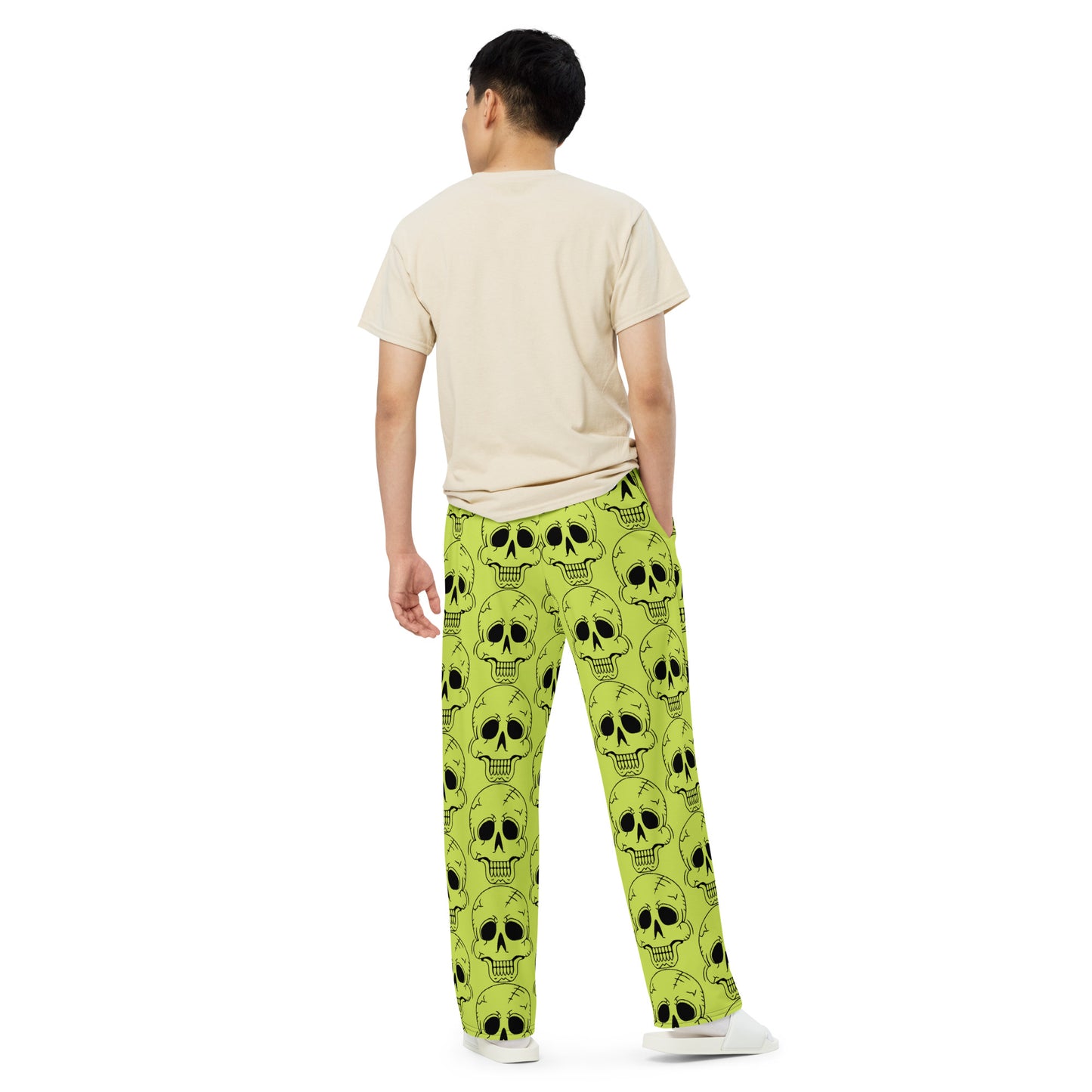 YELLOW LAUGHING SKULL UNISEX LOUNGE PANTS