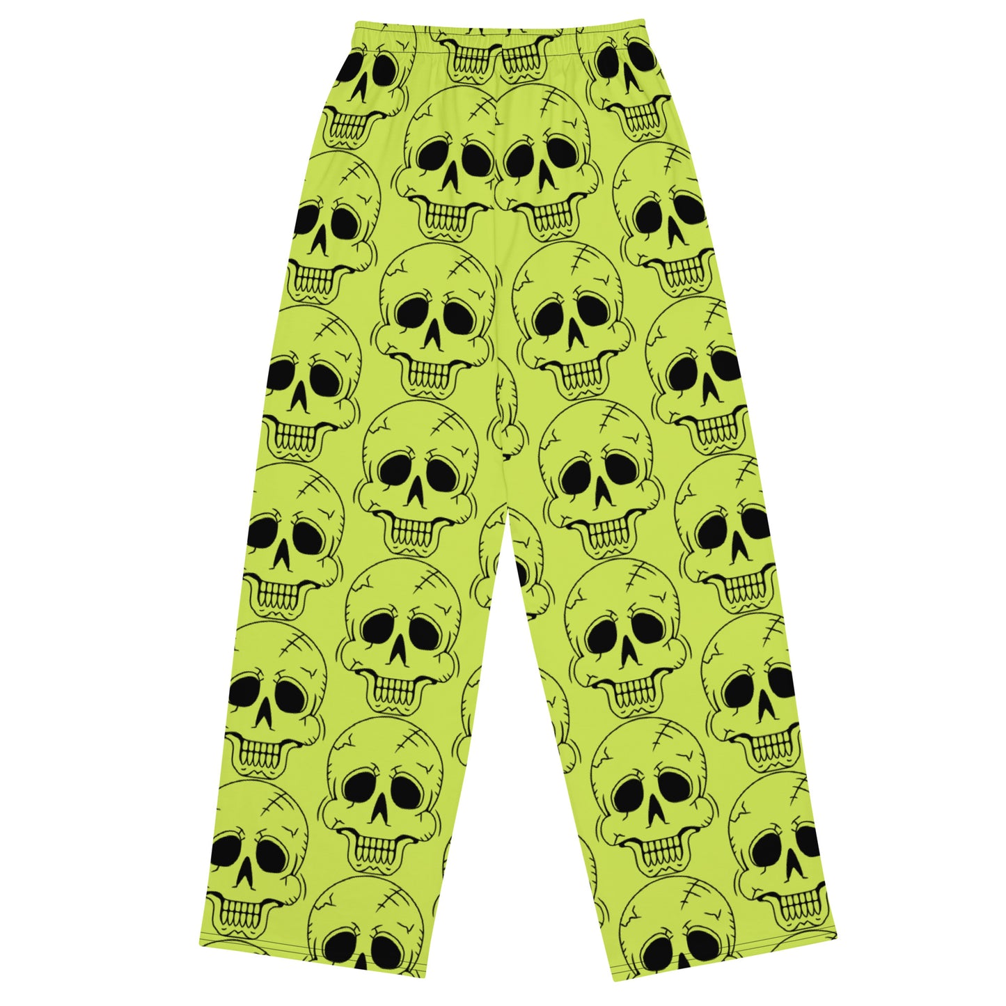 YELLOW LAUGHING SKULL UNISEX LOUNGE PANTS