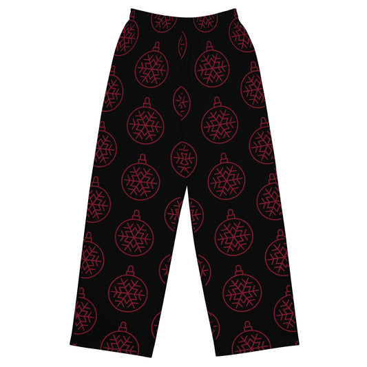 RED ORNAMENT UNISEX LOUNGE PANTS