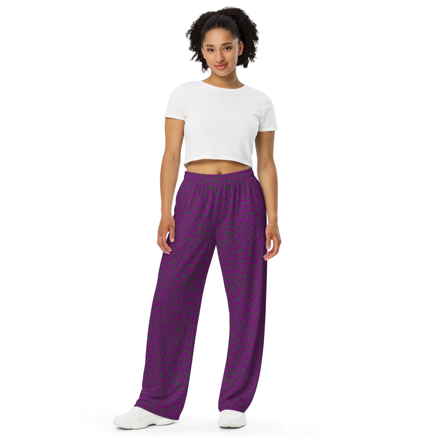 PURPLE LEOPARD UNISEX LOUNGE PANTS