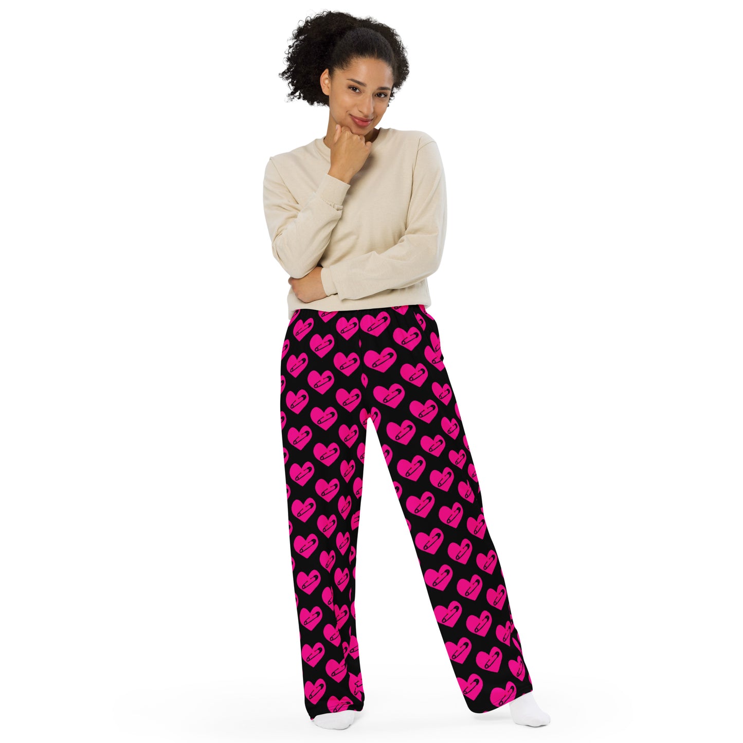 PINNED HEART UNISEX LOUNGE PANTS