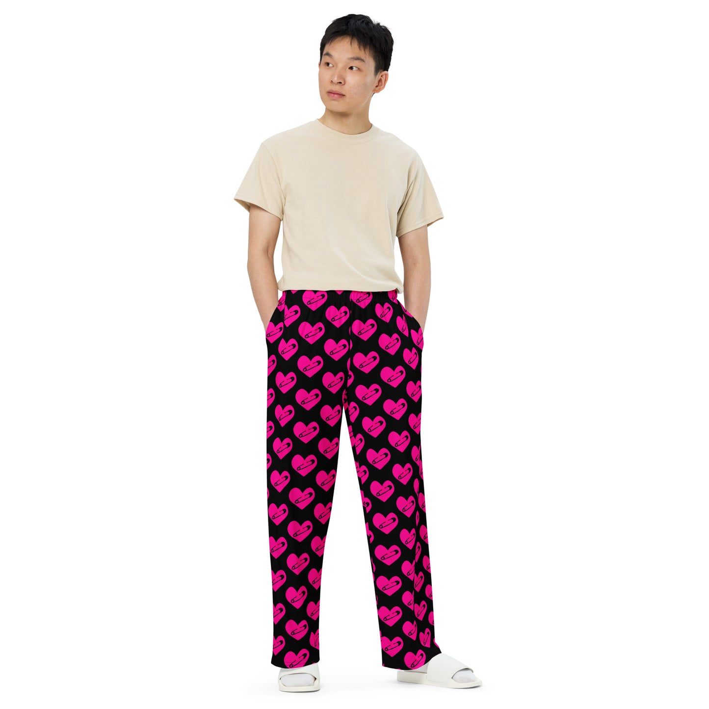 PINNED HEART UNISEX LOUNGE PANTS