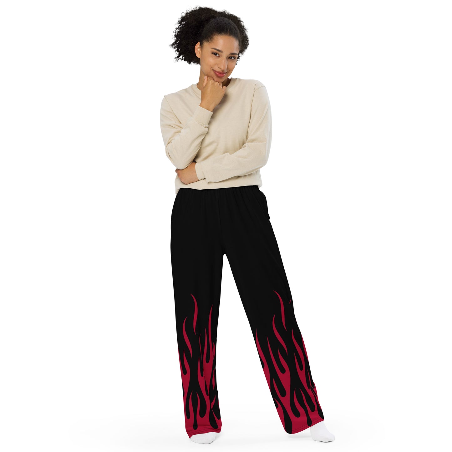 RED FLAME UNISEX LOUNGE PANTS