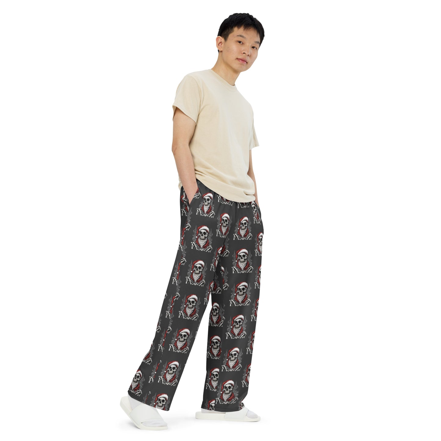 SANTA BEARD UNISEX LOUNGE PANTS