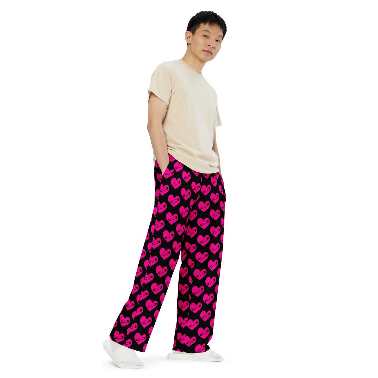 PINNED HEART UNISEX LOUNGE PANTS