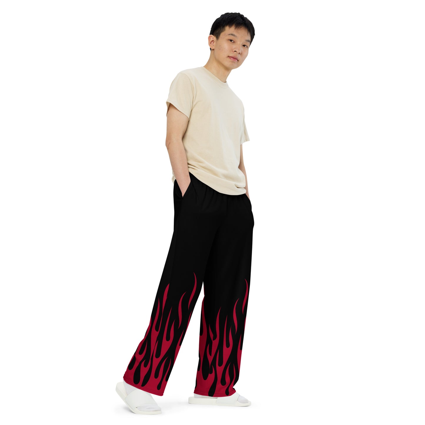 RED FLAME UNISEX LOUNGE PANTS