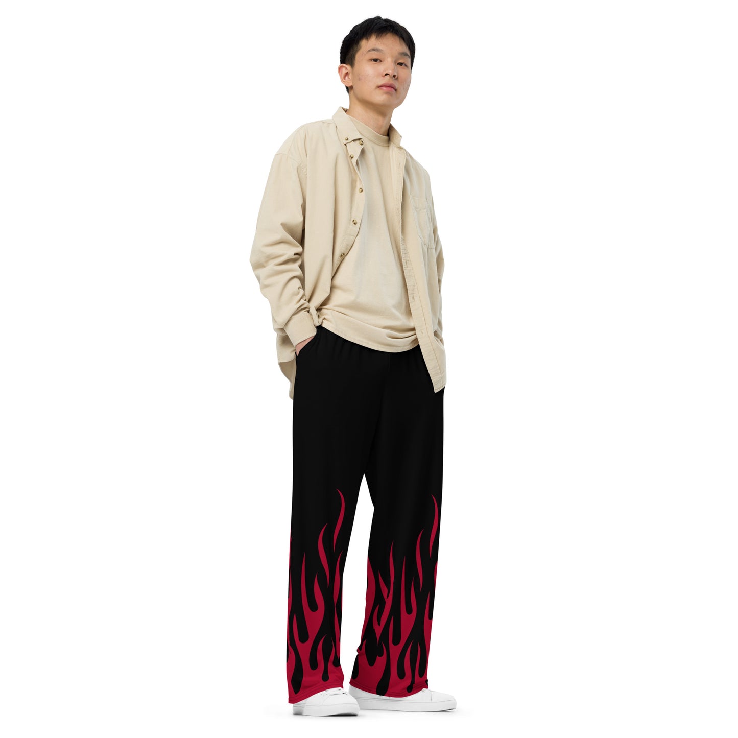 RED FLAME UNISEX LOUNGE PANTS