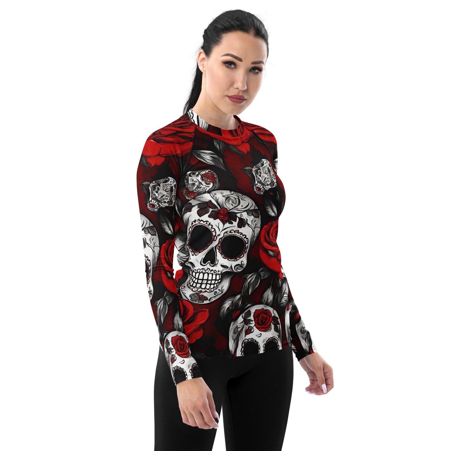 DAY OF THE DEAD WOMEN'S RASH GUARD