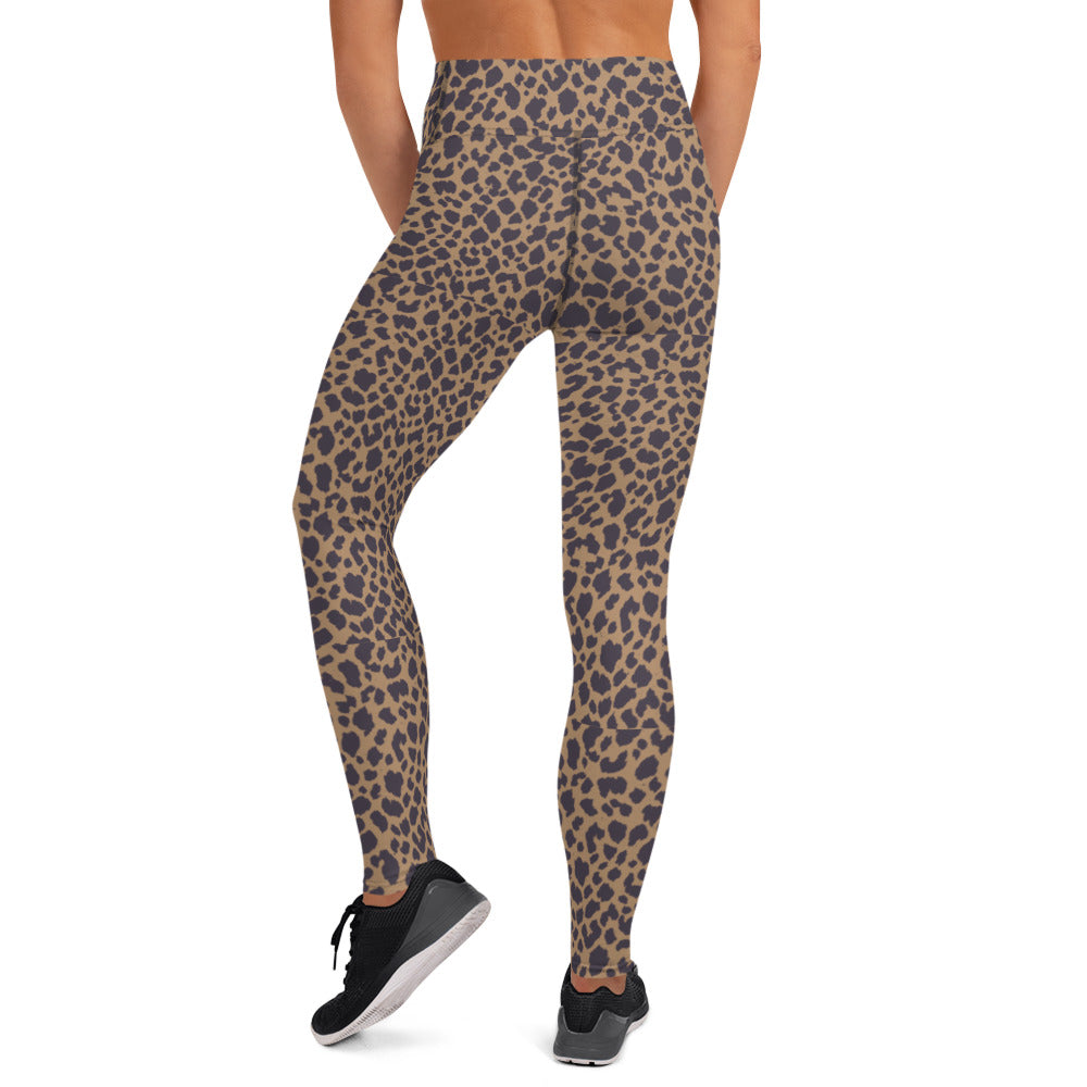 LEOPARD PRINT YOGA LEGGINGS