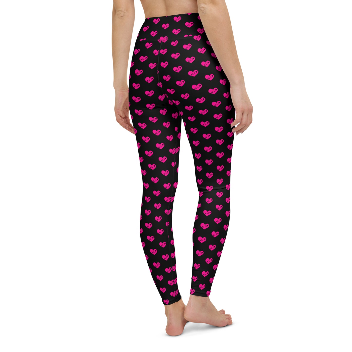 PINNED HEART YOGA LEGGINGS