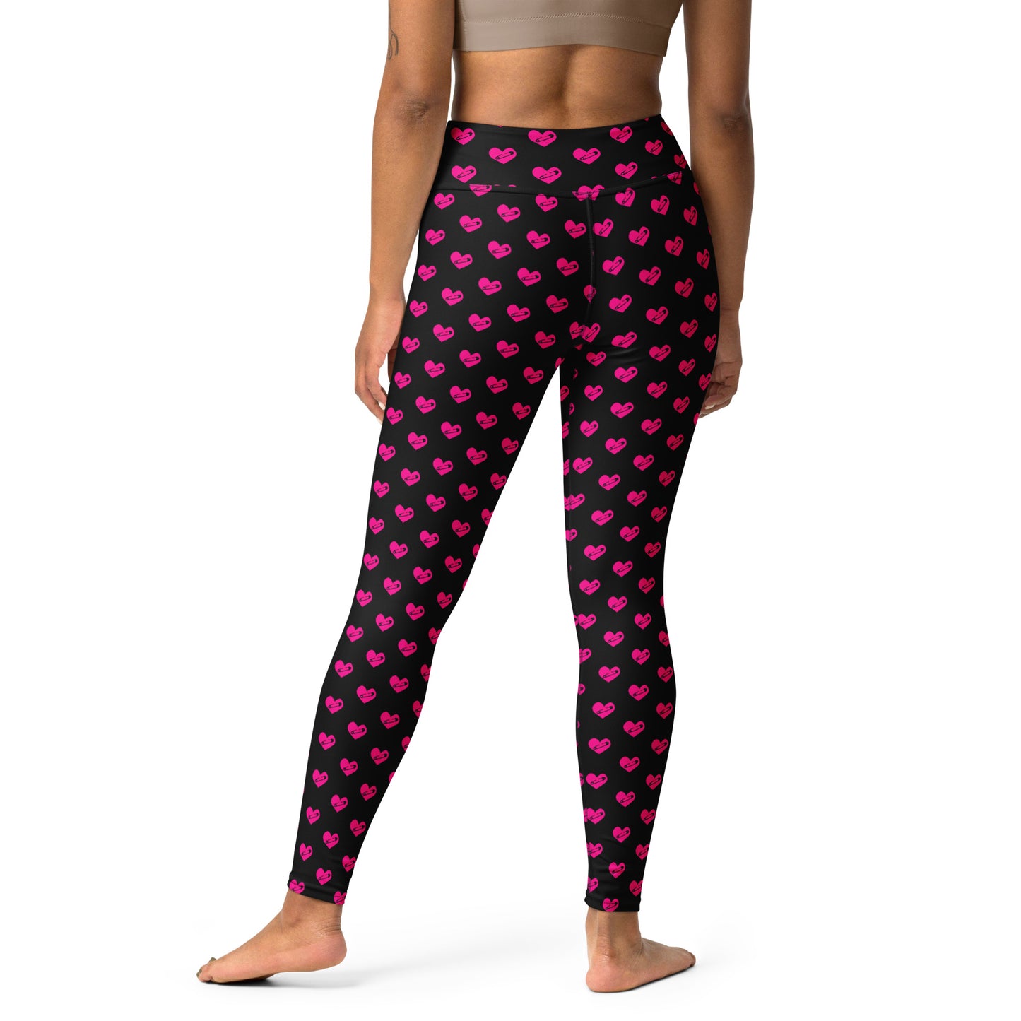 PINNED HEART YOGA LEGGINGS