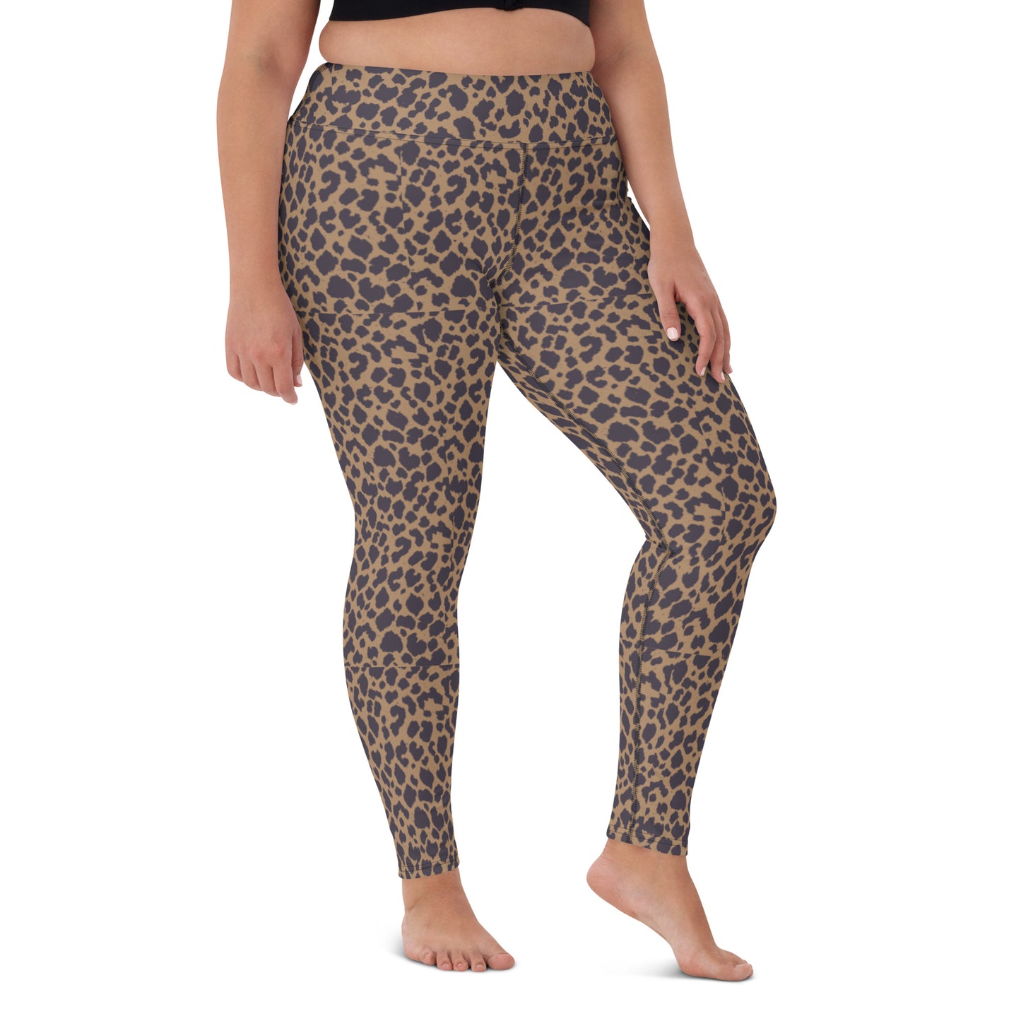 LEOPARD PRINT YOGA LEGGINGS