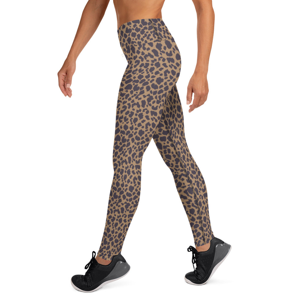 LEOPARD PRINT YOGA LEGGINGS