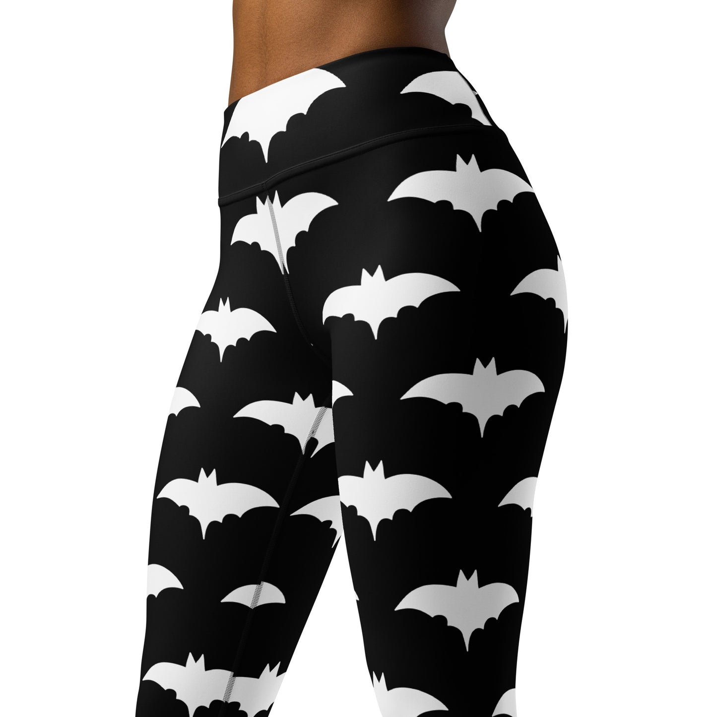 WHITE BAT YOGA LEGGINGS