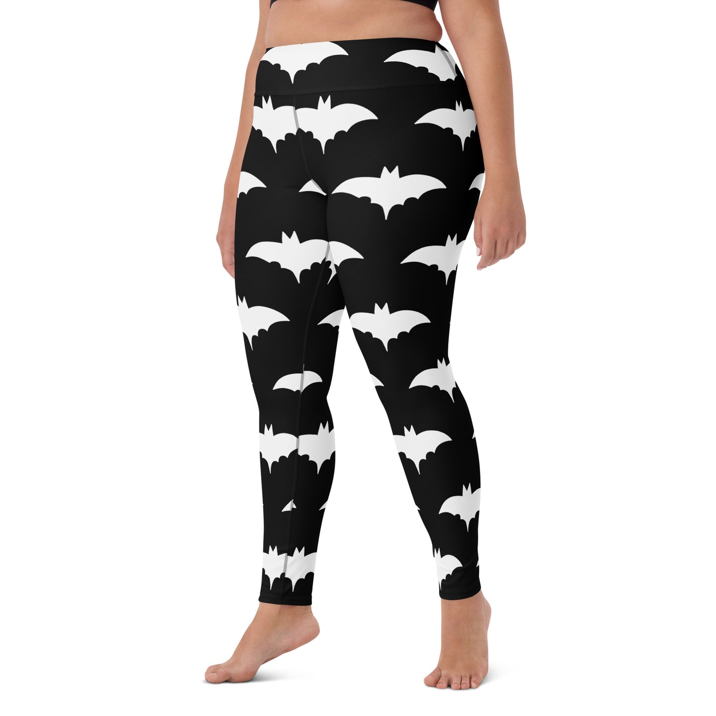 WHITE BAT YOGA LEGGINGS