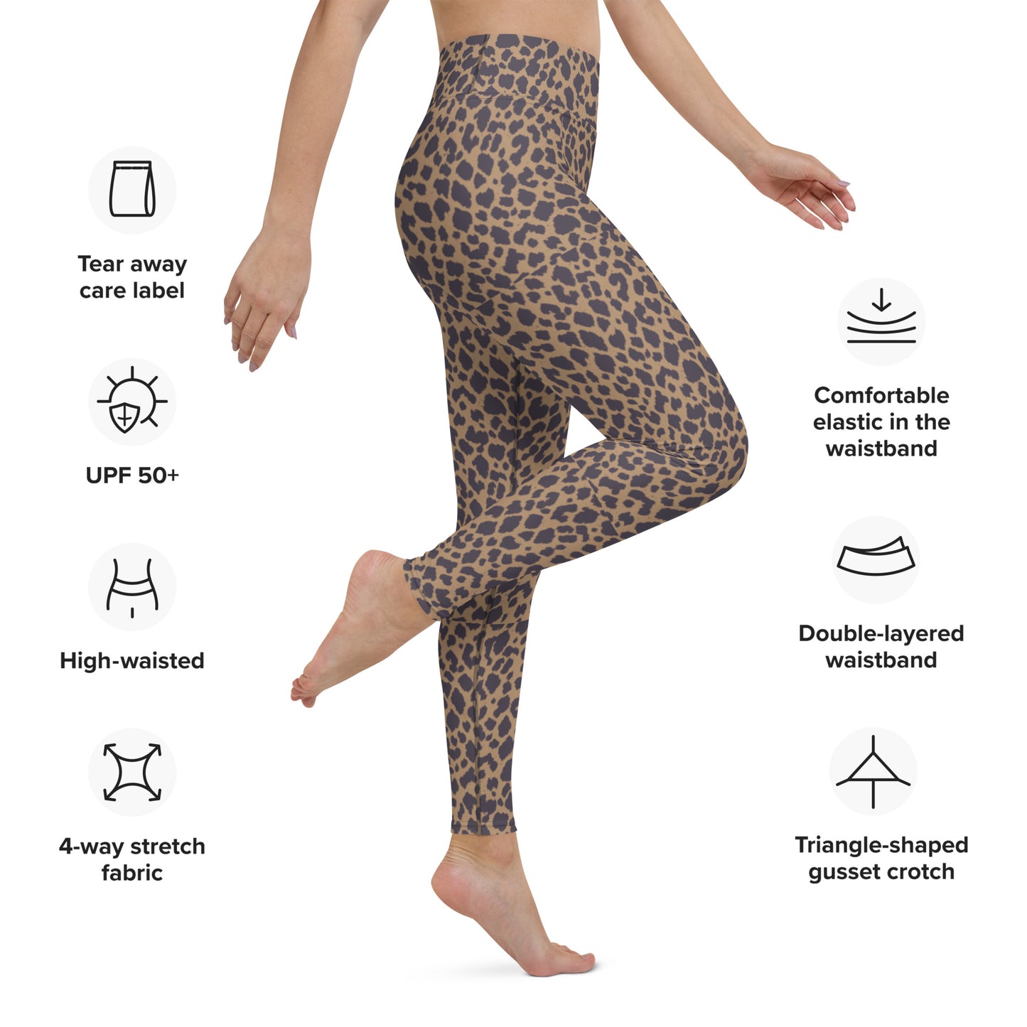 LEOPARD PRINT YOGA LEGGINGS