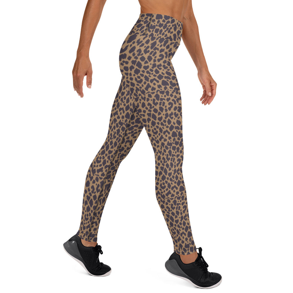 LEOPARD PRINT YOGA LEGGINGS