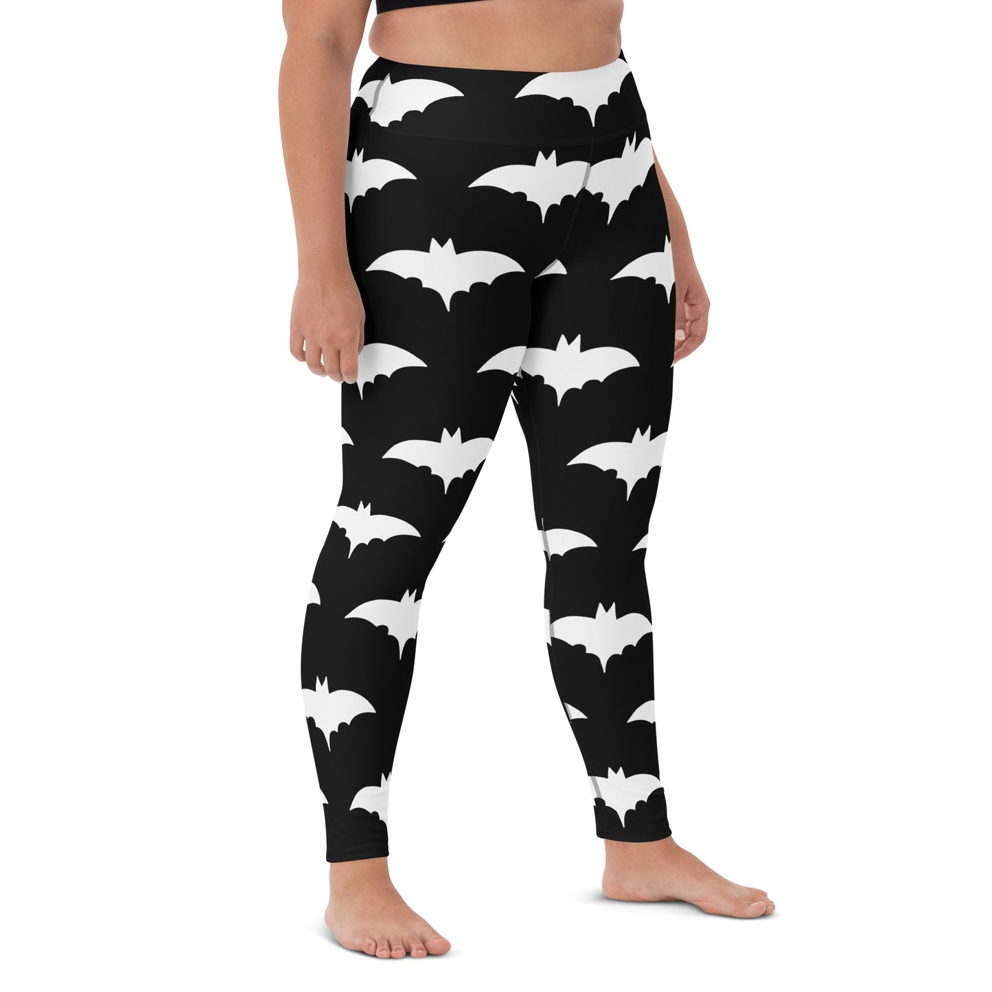 WHITE BAT YOGA LEGGINGS