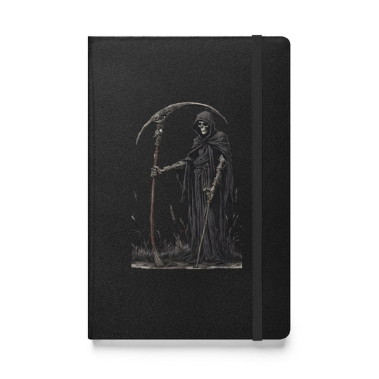 DEATH COMES HARDCOVER BOUND NOTEBOOK